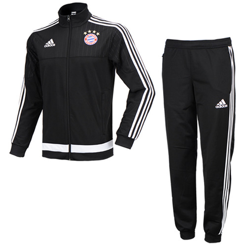 15-16 Bayern Munchen Presentation(PES) Suit - Black