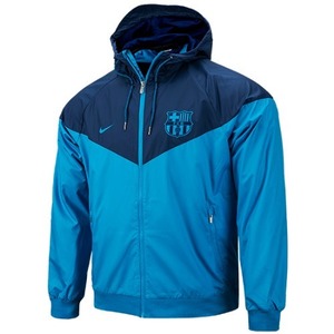 18-19 Barcelona NSW Authentic Woven WindRunner Jacket - Blue