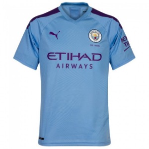 19-20 Manchester City Home Authentic Jersey - AUTHENTIC