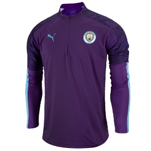19-20 Manchester City 1/4 Zip Training Top - Purple