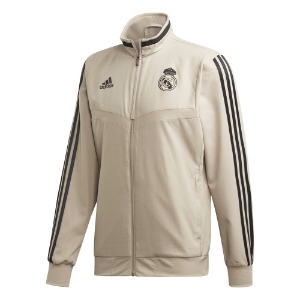 [해외][Order] 19-20 Real Madrid Pre-Match Jacket - Raw Gold/Black