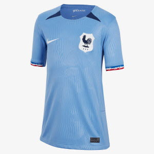 23-24 France(FFF) Youth Dry-FIT Stadium Home Jersey - KIDS (DR4034450)