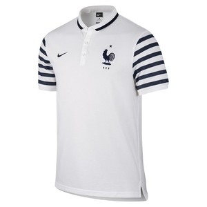 [해외][Order] 15-16 France(FFF) Authentic League Polo Shirt - White