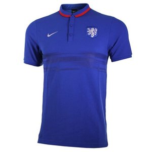 [해외][Order] 15-16 Netherlands (Holland/KNVB) Authentic League Polo Shirt - Blue