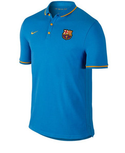 [해외][Order] 15-16 Barcelona Authentic Polo Shirt - Blue