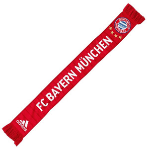 [해외][Order] 16-17 Bayern Munich Home Scarf - True Red/White