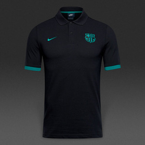 [해외][Order] 16-17 Barcelona NSW Polo Crest - Black/Energy