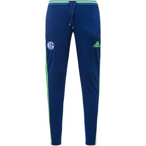 [해외][Order] 16-17 Schalke 04 Training Pant - Dark Blue/Solar Green