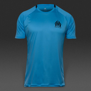 [해외][Order] 16-17 Marseille EU Training Shirt - Blue/Black