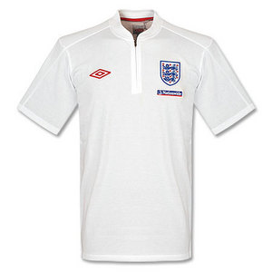09-11 England Home After Match Cotton Polo - White