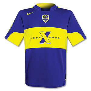 04-05 Boca Juniors Centenary Home + 9.PALERMO + Red MEGATONE Spon (Size:M)