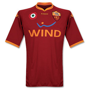 07-08 AS Roma Home (Player Issue Version) + 9 VUCINIC + Serie A patch (Size:XL)