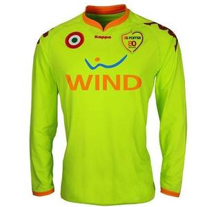 07-08 AS Roma Away GK L/S(Player Issue Version) + 10 TOTTI